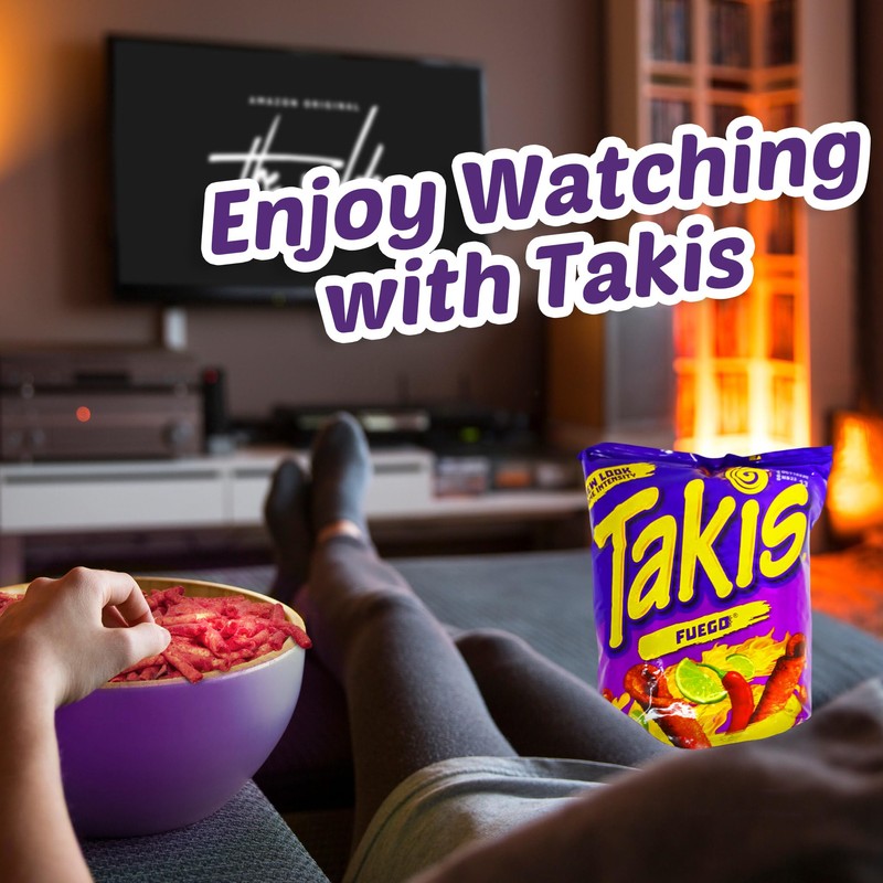 Takis Fuego Hot Chili Pepper & Lime Flavored Corn Snacks