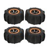 RC Car Beach Tyre, 1/10 RC 4 Waterproof Flexible Tyre
