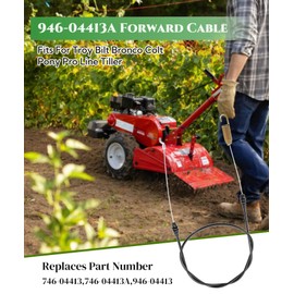 Replacement Forward Cable Part#946-04413A Fits for Craftsman Troy-Bilt Pony ES Bronco Colt Super Pro Line 650 640 65M8B93 65M8B66,Replaces 746-04413,746-04413A,946-04413