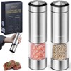 FORLIM Electric Salt and Pepper Grinder Set, Upgraded Washable, Batteries
