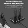 HotTopStar NVMe Clone Docking station, Dual Bay M.2 NVMe Enclosure,