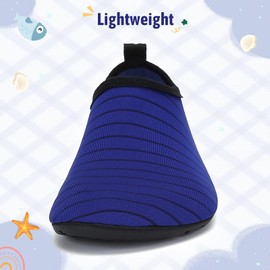 SAGUARO Children's Bathing Shoes Lightweight Soft Non-Slip Slippers, Admiral Blue, 26 / 27 EU