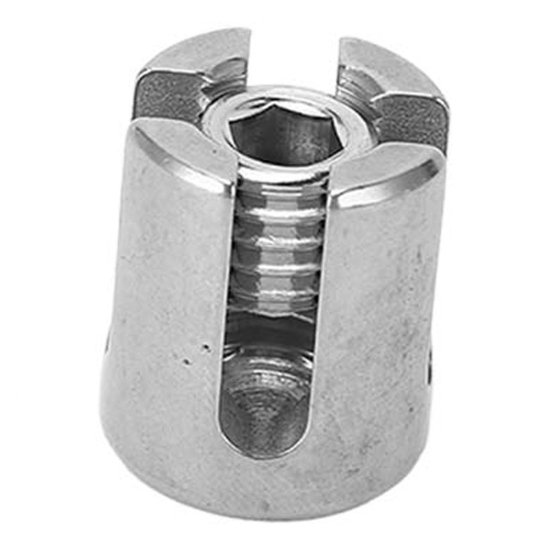 10Pcs Cross Cable Clamps 316 Stainless Steel Railing Wire Rope