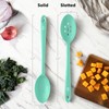 DI ORO Silicone Spoons for Cooking - Large Kitchen Spoons
