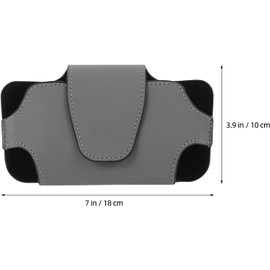 Organizador de Visera para Coche de PU Compartimentos para Llaves y Recibos, Organizador de Parasol Adecuado para Interior de Automóvil