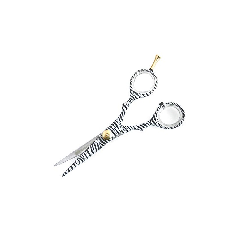 Sanguine Zebra Hairdressing Scissors, 5-Inch, Includes Zebra Bag