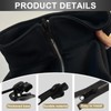 12PCS Zipper Repair Kit,Zipper Luggage,3 Sizes Instant Zipper Rescue Zip
