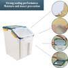 YXQ 50LB Large Flour Storage Container Bin,2 Pack Airtight Plastic