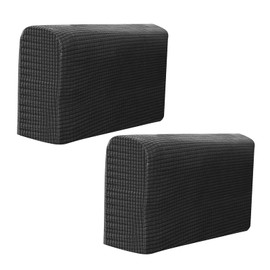 Anwangda Armrest Covers Thickened Soft Non-Slip Furniture Protector 2pcs/pack Armrest Protector for Chair Sofa Couch