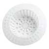 Merriway BH02569 (2 Pcs) Small Plastic Sink Strainer, White 60mm