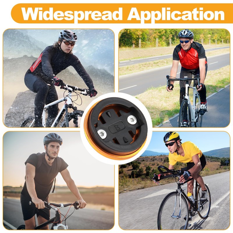 Bicycle Stem Top Cap Mount Adapter for Garmin Edge 25