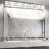 Aipsun 6 Lights 41in Crystal Vanity Lights Over Mirror Long