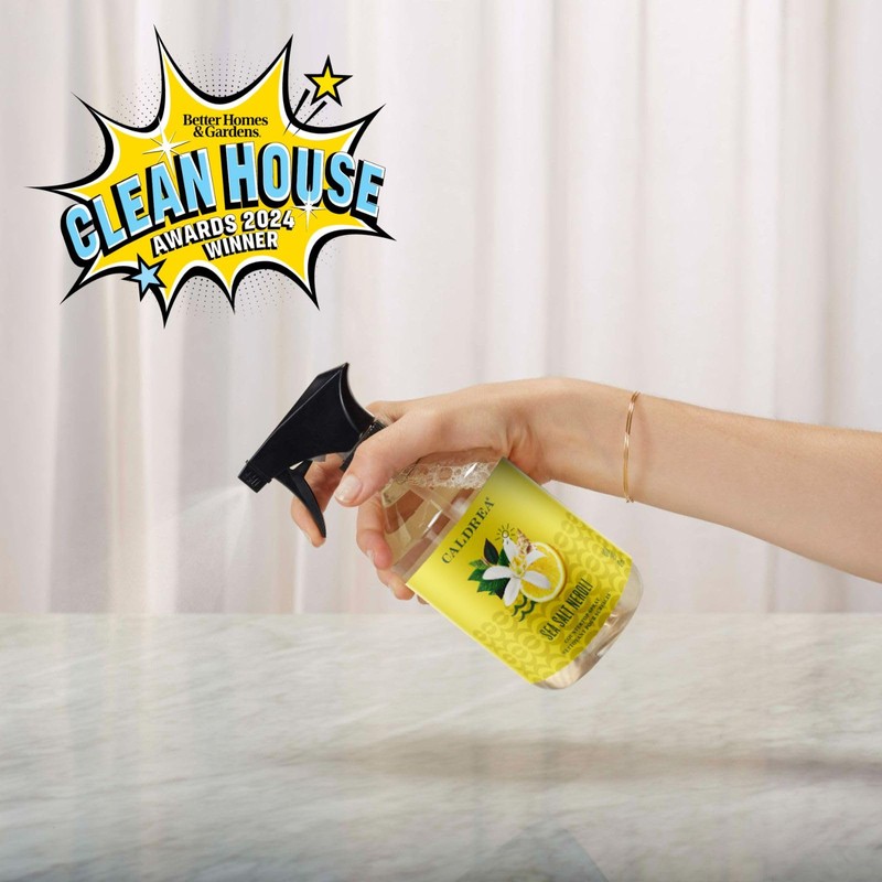 Caldrea Multi-surface Countertop Spray Cleaner, Made with Vegetable Protein Extract,