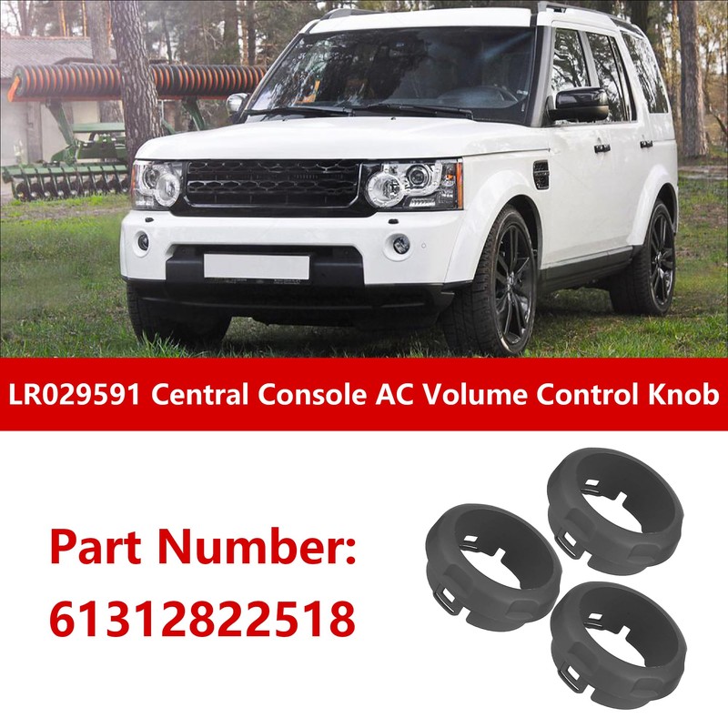 Yestree Central Console A/C Volume Control Knob for Land Rover