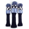NEW USA USA Hand Knit Golf Headcover for 1#3#5# with