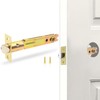 TPard 5-Inch Deadlatch Door Lock Replacement Latch with Square Interface
