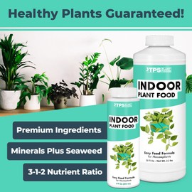 TPS NUTRIENTS Indoor Plant Food for Houseplants, Liquid Fertilizer 8 oz (250mL)