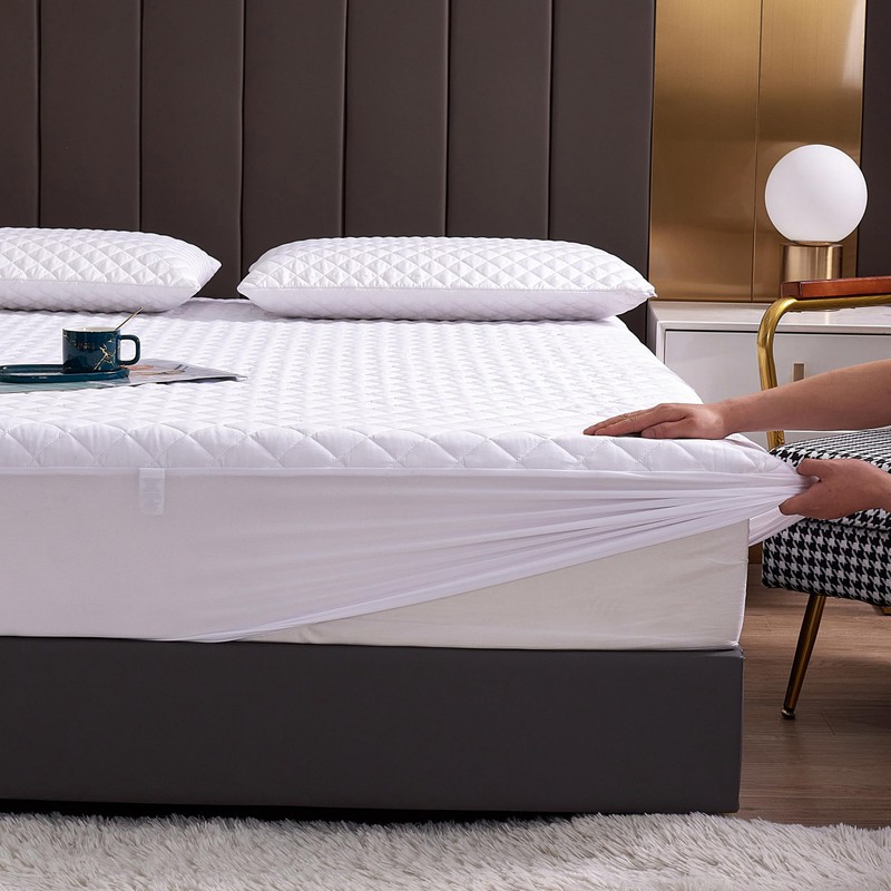 Twin Size Waterproof Mattress Protector, Quilted Cooling Fitted Bed Mattress