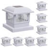 GreenLighting Cubism Fence Solar Lights - Outdoor Solar Post Lights