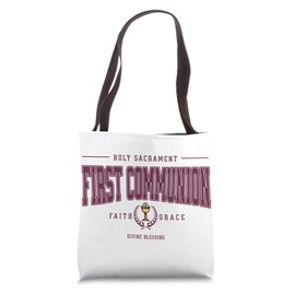 First Communion Holy Sacrament Catholic Christian Faith Tote Bag