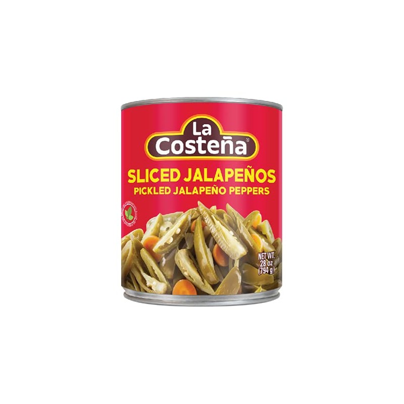 La Costeña Sliced Jalapeno Peppers - Pickled Jalapenos - Jalapeno