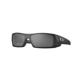 Oakley Men's OO9014 Gascan Rectangular Sunglasses, Cerakote Cobalt/Polarized Black Iridium, 60 mm