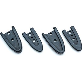 Kuryakyn 4432 Motorcycle Footpeg Components: Replacement Rubber Pads for Pilot Shift Peg or Pilot Stirrup Heel Rest, Black