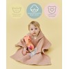 molis&co. Bath Poncho for Children Aged 3-4 Years Stripes. Hooded