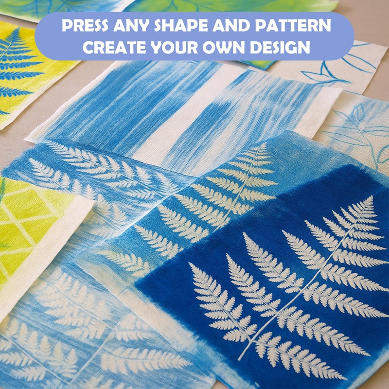 DINGSEN Gel Printing Pad with Brush - Reusable Gel Plate