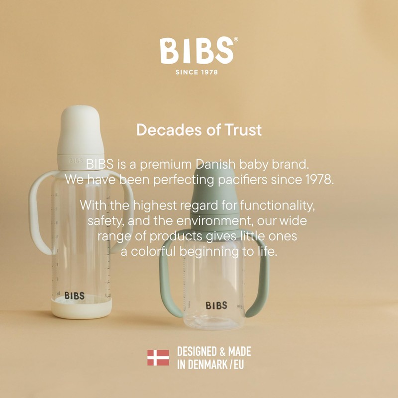 Bibs Baby Bottle Handle, Easy and Comfortable Grip, Non-Slip Surface,