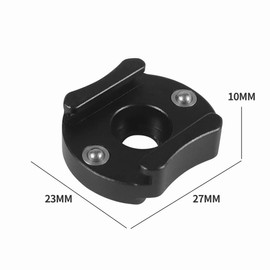 Goliton CNC Aluminum 1/4 Screw 360° Damping Rotating Cold Shoe Mount