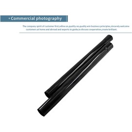 LIANXUE - Varita de extensión universal para aspirador, artesano, manguera de aspiradora de 32 mm de diámetro interior, tubo de repuesto de plástico negro