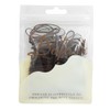 Dofash 2x75mm Brown Rubber Band for Women's Hair (150 Pieces