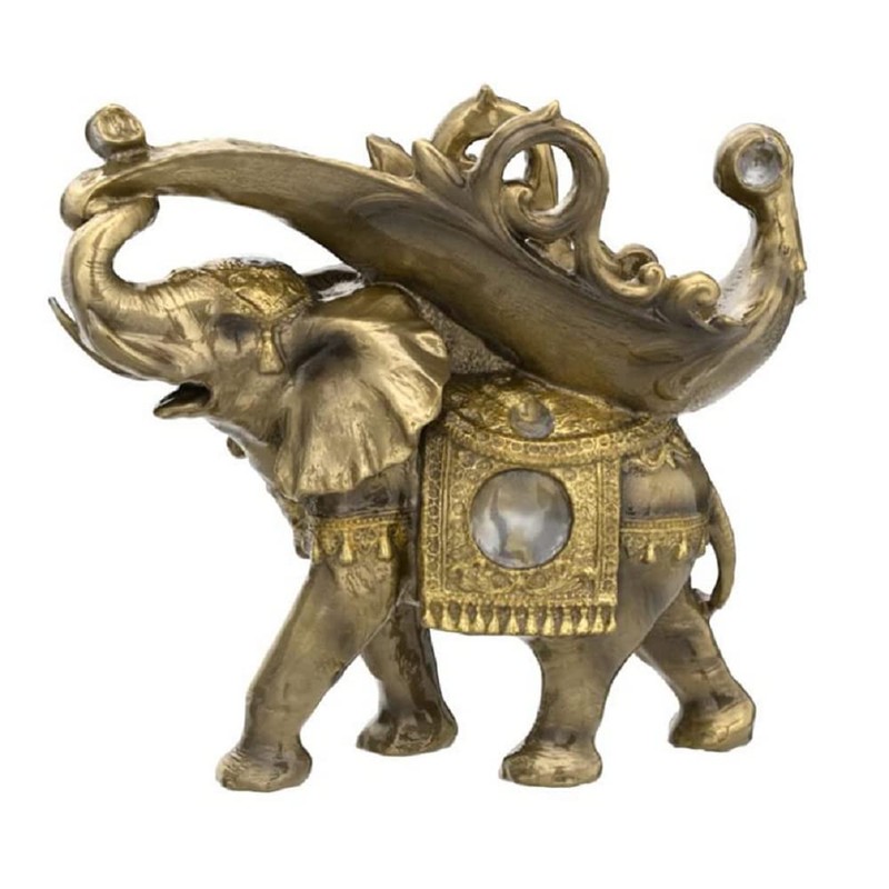 ICE Armor Lucky Wealth Thai Elephant Wine Rack Bottle Holder,