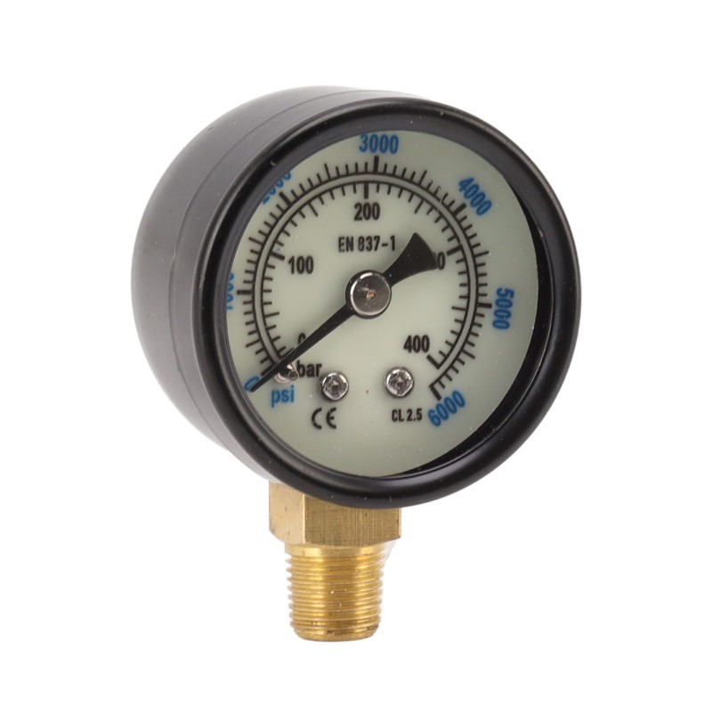 6000psi Dual Scale Pressure Gauge 1/8 Npt Connection Pressure Gauge