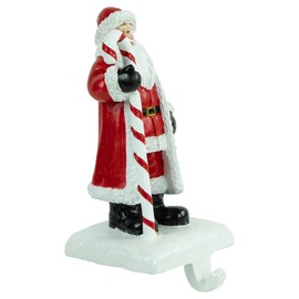 Northlight 6.5" Santa with Candy Cane Christmas Stocking Holder