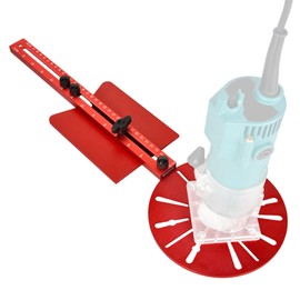 Router Circle Cutting Jig, Router Milling Groove Bracket, Cabinet Hardware Jig Multifunctional Router Circle Cutting Jig for Routing Circles