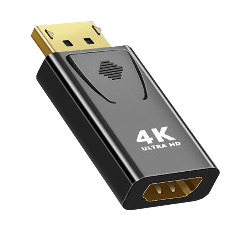 DisplayPort to HDMI Adapter 4K@30Hz, DP-HDMI Adapter 4K Gold Plated