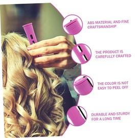 Minkissy 20pcs Hair Rollers for Wavy Hair Styling Tools Curlers Cover for Home Salon and Travel for Creating and Waves