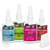 Super Glue Kit, 6 oz CA Glue (Thick, Medium-Thick, Medium,