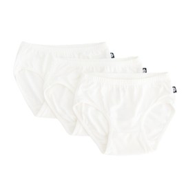 KYTE BABY Rayon made from Bamboo Undies, 3 Pack, Cloud, 6 Years