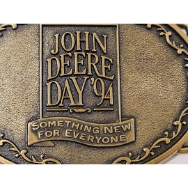 JOHN DEERE 1994 SOMETHING NEW OF EVERYONE JOHN DEERE DAY BELT BUCKLE