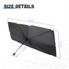 Blilo Car Windshield Sunshade Umbrella, Foldable Reflective Auto Front Window