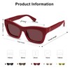SOJOS Trendy Cat Eye Polarized Sunglasses for Women Men Retro
