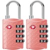 NOVLOCK Suitcase Padlocks – TSA Approved Suitcase Locks with 4-Digit