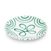 GMUNDNER KERAMIK 0100TUCU15 Saucer Green-Flamed Diameter 15 cm