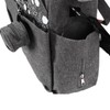 Diaper Bag Large Size Multi Pockets Gray Portable Diaper Tote