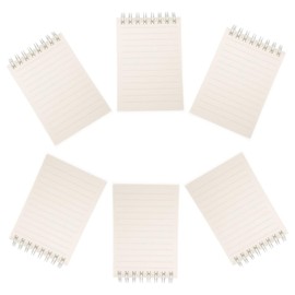 Operitacx 6st Kleine Mini-pads Tagebuch-notizblock Kleiner Notizblock Minimalistisches Sammelalbum Spiralnotizblock 2024 Notizbücher Notizblöcke Spule Notizbuch Papier Lieferungen Student