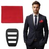 VEGCOO Pocket Square Silk for Men, Silk Pocket Square for