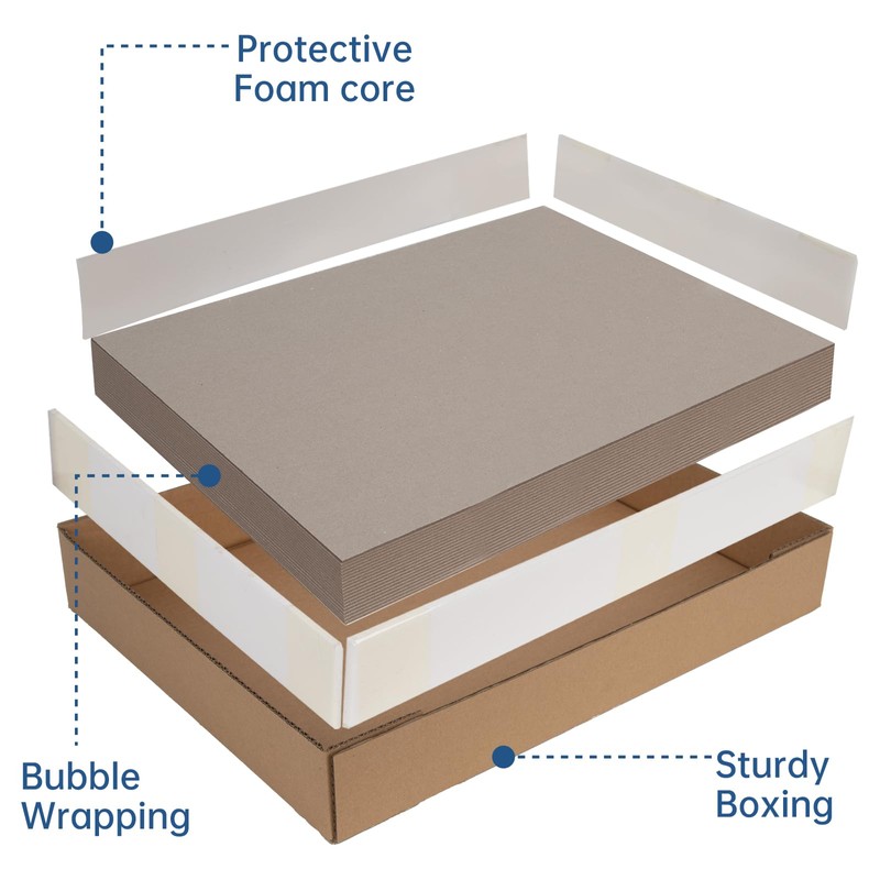 Heavy-Duty Chipboard Sheets 12 x 16 in - 80 PT